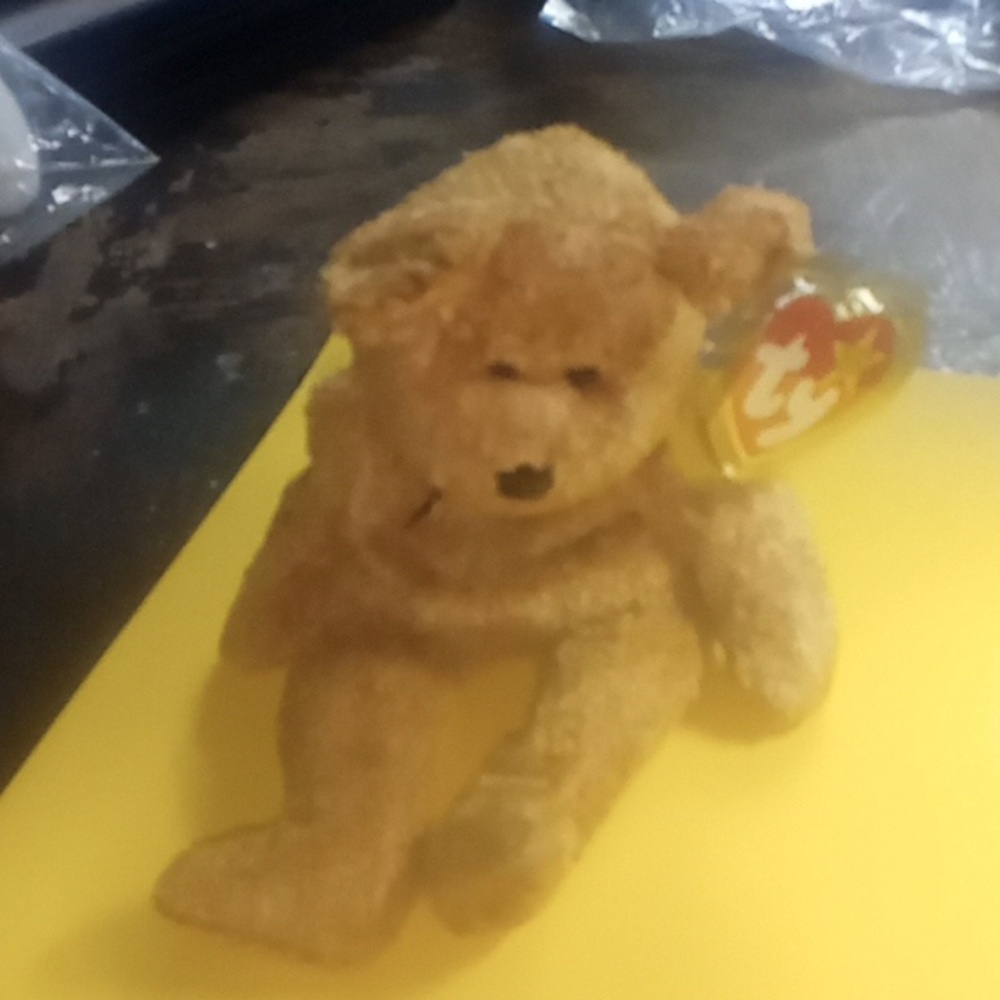 NWT Beanie Babies fuzz the bear (SKU A111 bb2-2)